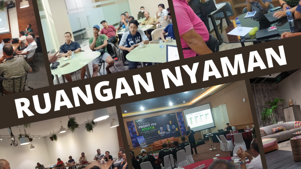 Ruangan belajar trading forex nyaman di kota Denpasar